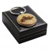 Harley Davidson Motorcycle Wood & Silver Personalised Keyring